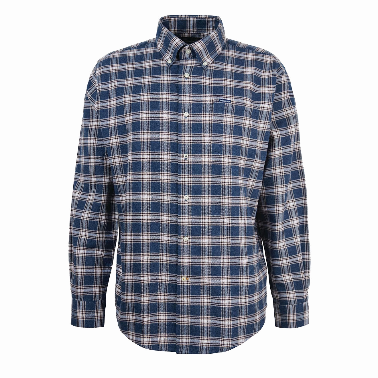 Barbour Bowburn Regular Checked Shirt Navy Marl Dont Miss This Steal