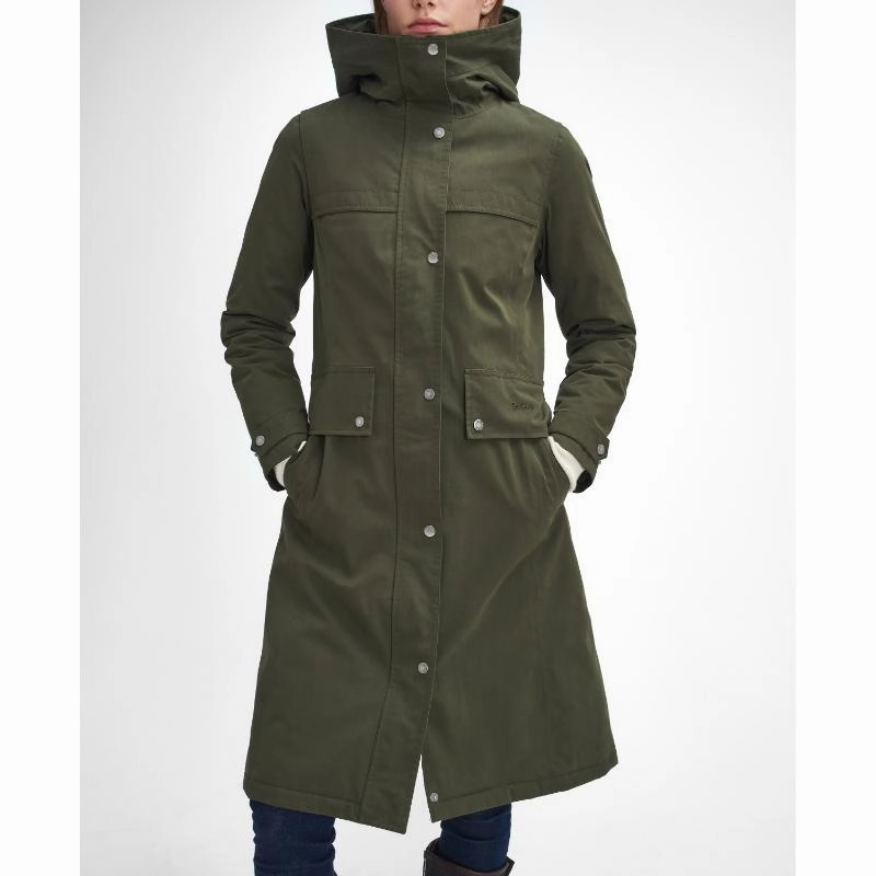 Barbour Redway Waterproof Ladies Jacket - Olive/Classic Grab Save Today Grab Todays Deal
