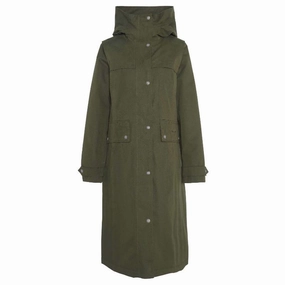 Barbour Redway Waterproof Ladies Jacket - Olive/Classic Instant Discount