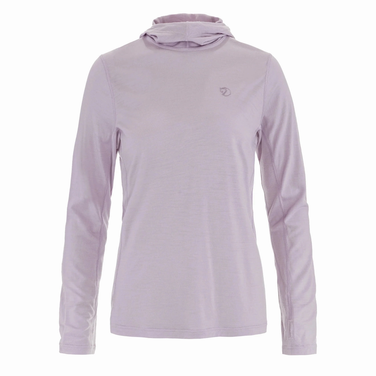 Fjallraven Womens Abisko Wool Sun-Hoodie Lavender Mist Weekend Specials