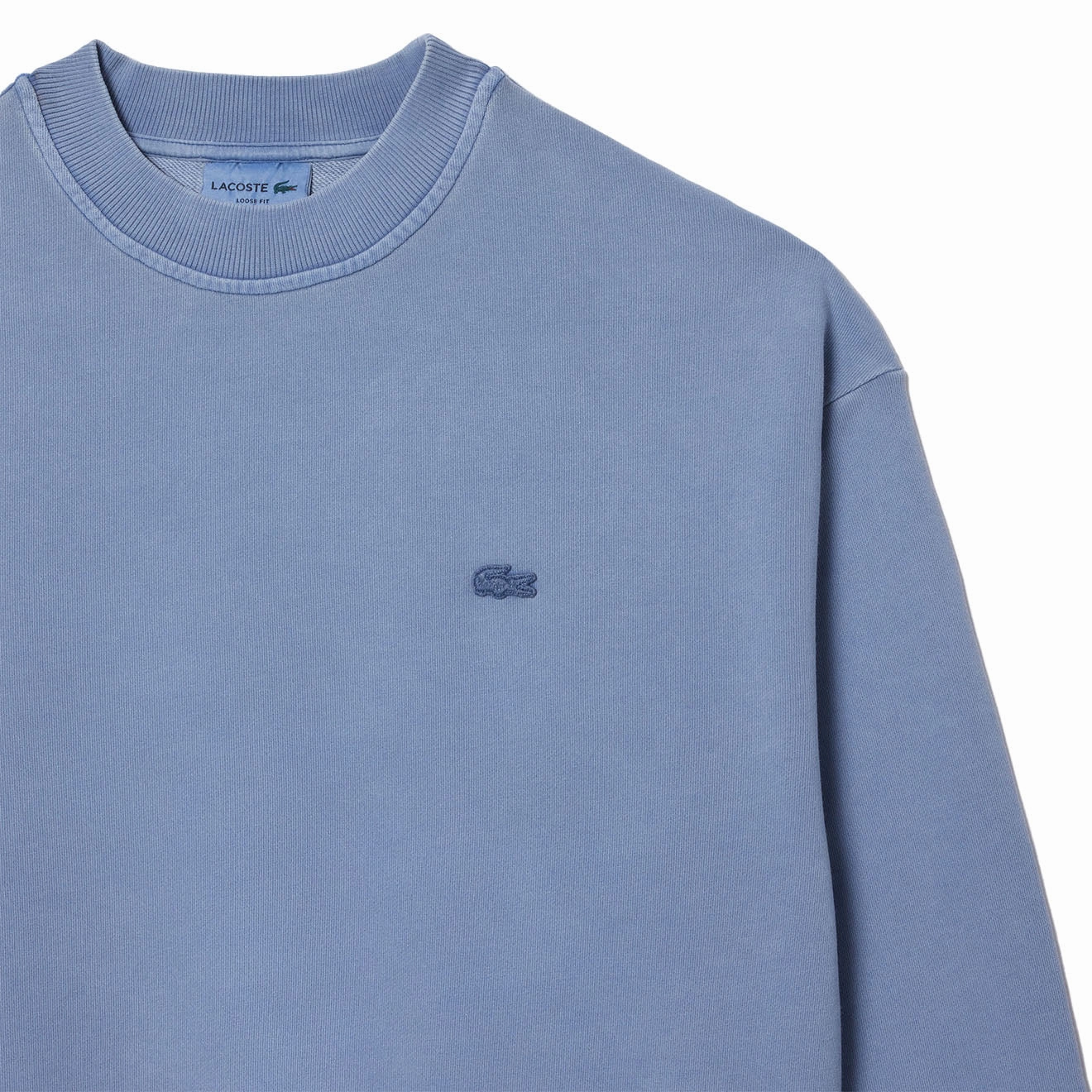 Lacoste Eco Dye Sweatshirt Eco Stonewash Flash Offer Today