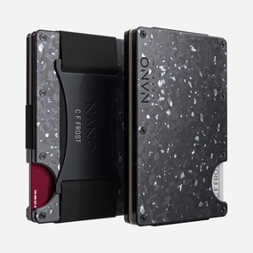 Best Price Online Trending Now Discount Personalised Cash Strap Wallet (Nero/Argento)