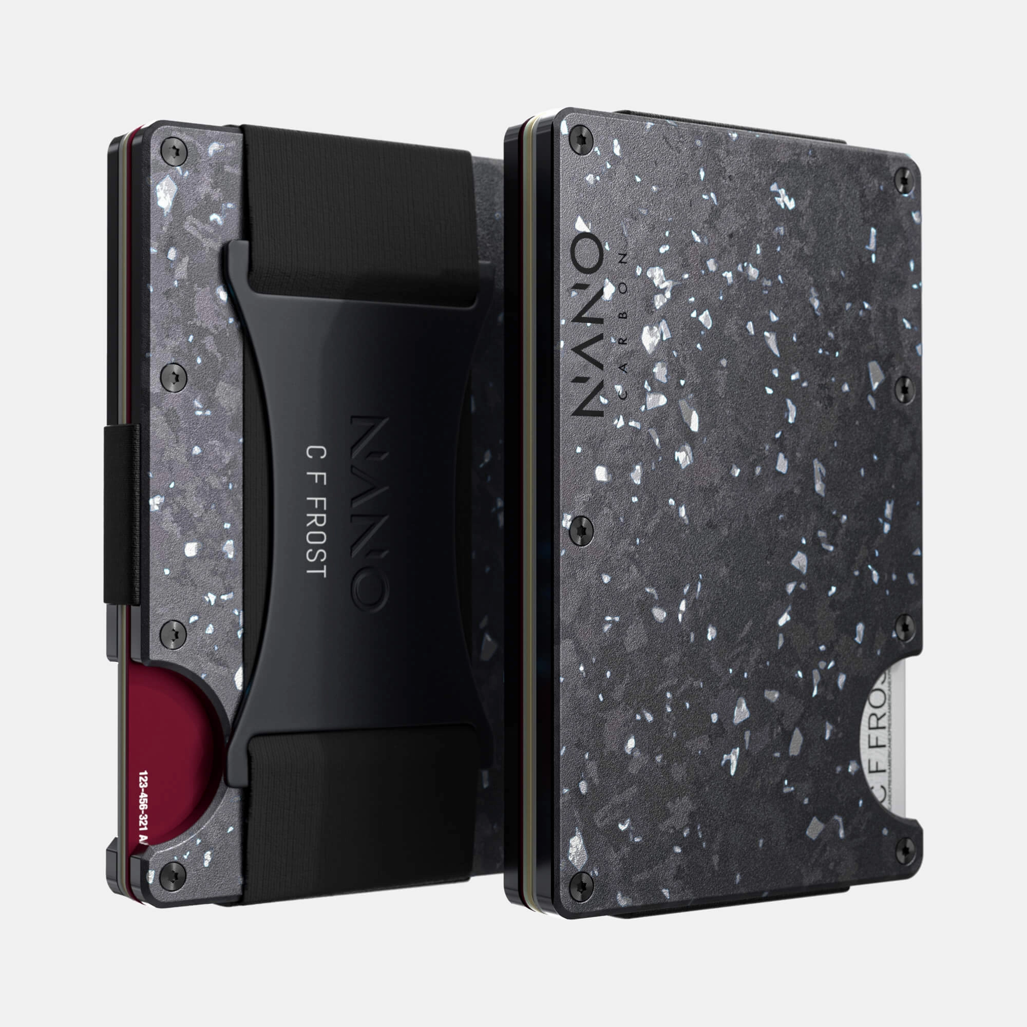 Best Price Online Trending Now Discount Personalised Cash Strap Wallet (Nero/Argento)