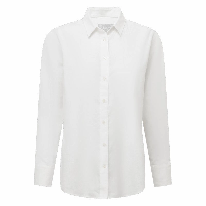 Schoffel Salthouse Ladies Linen Shirt  - White Hot Offer Event Clearance Event Alert