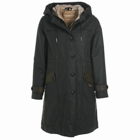 Hot Sale Alert Barbour Avoch Ladies Wax Jacket - Sage/Ancient