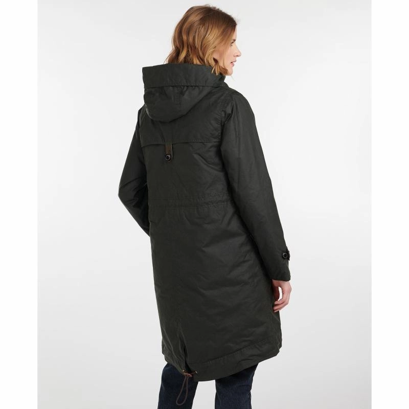 Barbour Avoch Ladies Wax Jacket - Sage/Ancient Shop the Best Deals MustHave Steals