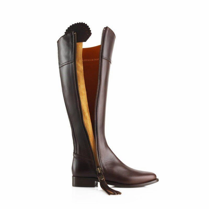 Fairfax & Favor Regina Ladies Leather Boot - Mahogany Special Occasion Discount