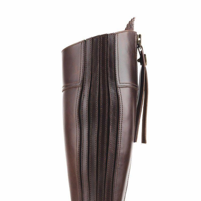 Fairfax & Favor Regina Ladies Leather Boot - Mahogany Today Only Discount