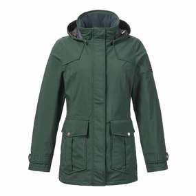 Hot Offer Frenzy Musto X Fairfax & Favor Odyssey Primaloft Ladies Waterproof Jacket - Darkest Spruce
