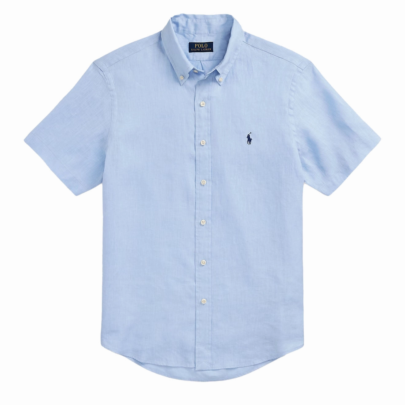 Polo Ralph Lauren Short Sleeve Sport Shirt Custom Office Blue Grab Your Savings Hot Clearance Now