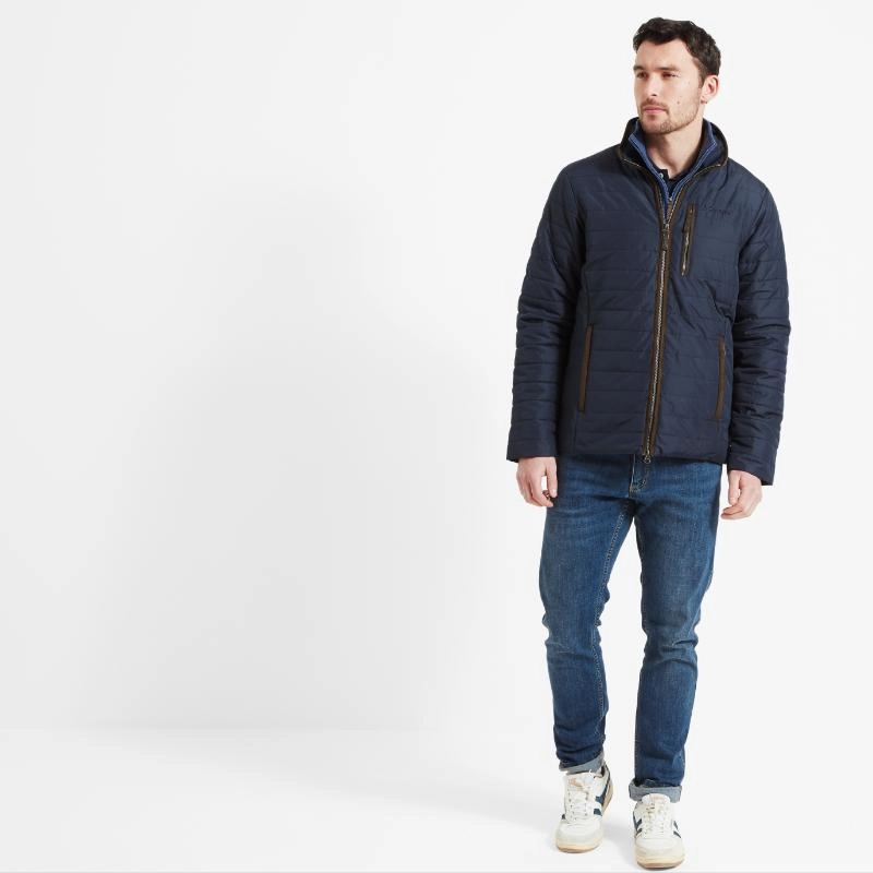 Schoffel Carron Mens Primaloft Jacket - Navy Hot Offer Frenzy Price Drop Today