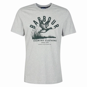 Special Price Today Special Online Offer Barbour Country Clothing Mens Tee - Grey Marl
