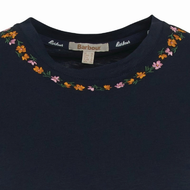 MustHave Items Barbour Longfield Ladies T-Shirt - Navy