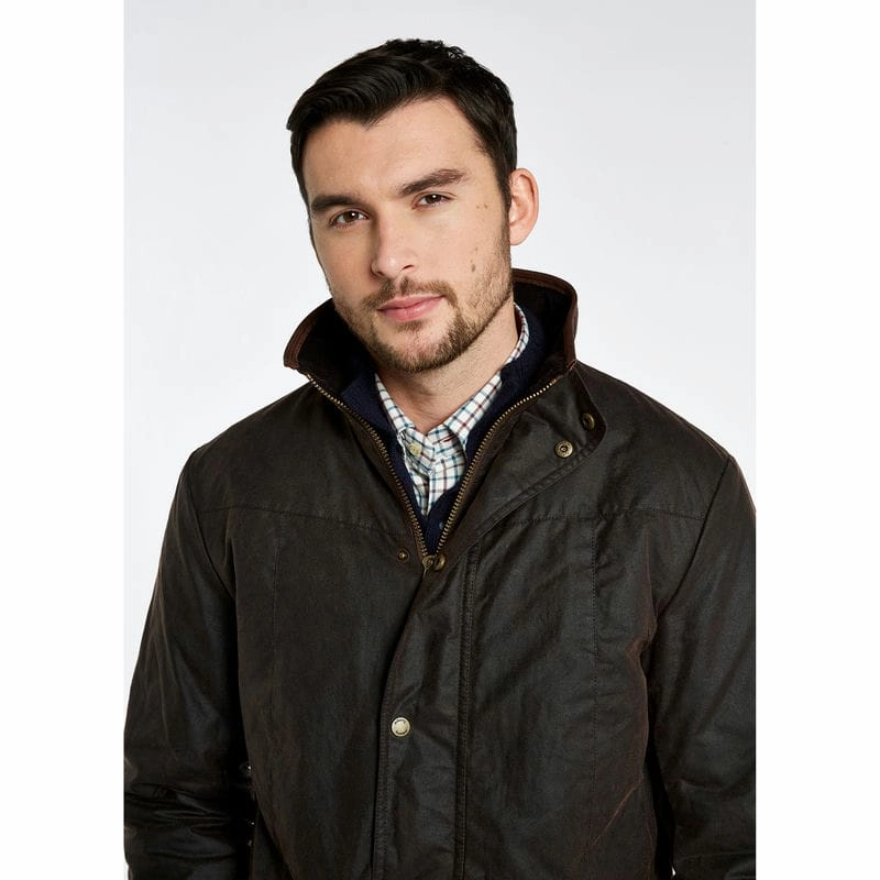 Dubarry Chalkhill Wax Mens Jacket - Java Today Only Discount