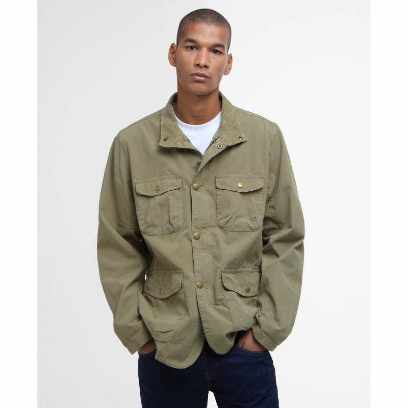 Barbour Ogston Mens Casual Jacket - Bleached Olive Shop the Savings