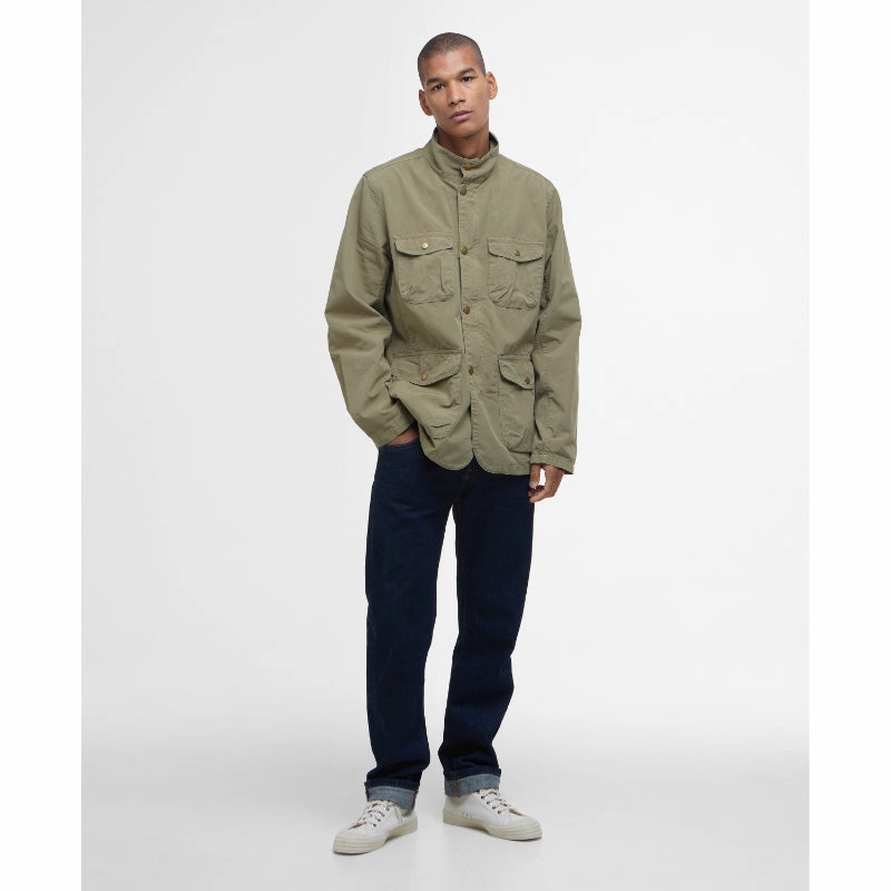Barbour Ogston Mens Casual Jacket - Bleached Olive Dont Miss This Steal
