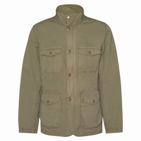 Barbour Ogston Mens Casual Jacket - Bleached Olive Todays Special Picks Grab Your Savings