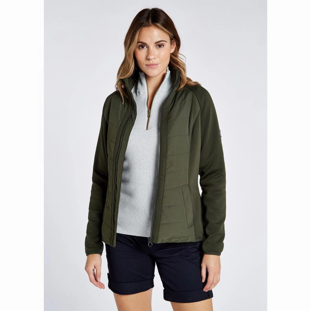 Dubarry Emerald Hybrid Ladies Primaloft Jacket - Pesto Big Savings Event