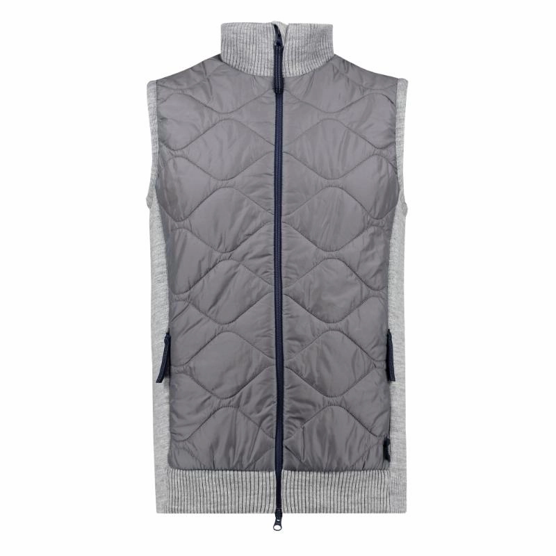 Holebrook Conny Windproof Mens Gilet - Light Grey Melange Price Drop Alert Shop Grab Offer