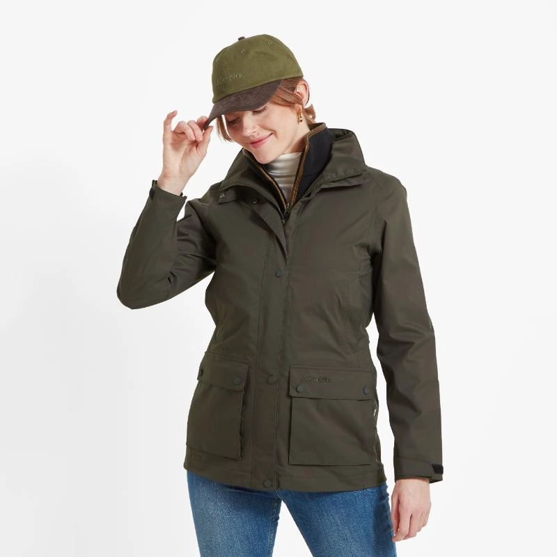 Schoffel Edith Ladies Venturi Waterproof Jacket - Tundra Instant Savings Inside Big Sale Today