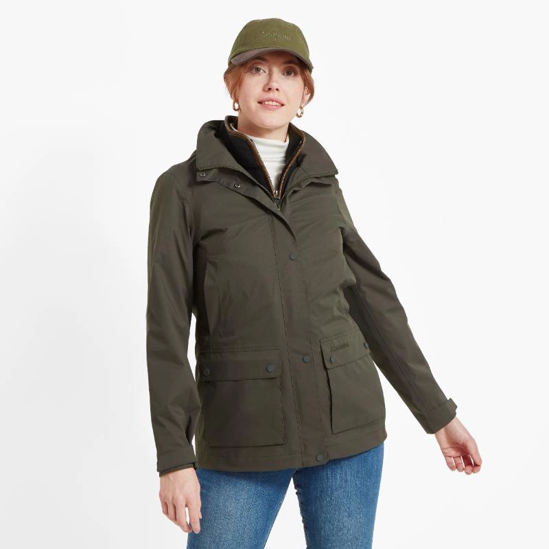 Schoffel Edith Ladies Venturi Waterproof Jacket - Tundra Today Only Offer Hot Clearance Now
