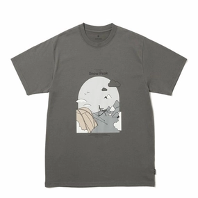Snow Peak Camping Graphic T-Shirt Grey Limited Time Offer