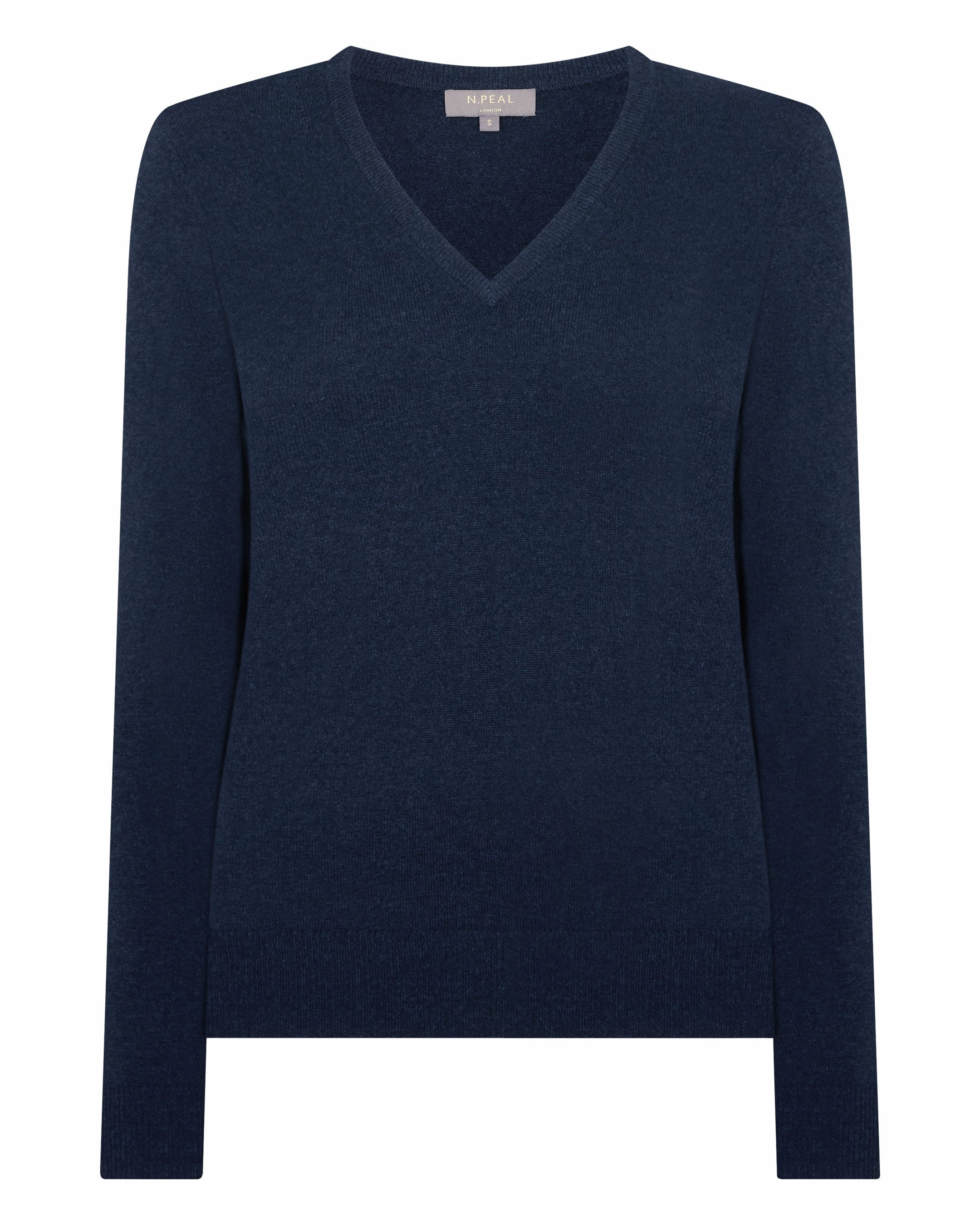 Women'S Phoebe V Neck Cashmere Jumper Indigo Blue Special Deals Online