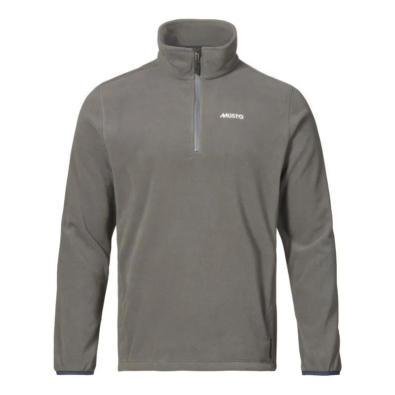 Musto Snug 2.0 Mens Polartec 1/4 Zip Fleece - Charcoal Instant Savings Inside Big Savings Alert