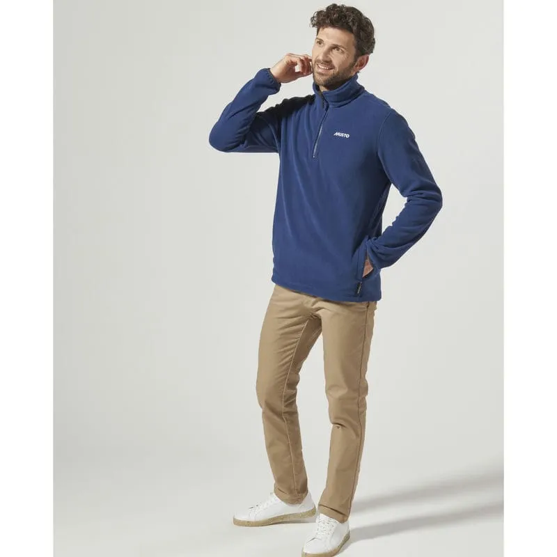 Musto Snug 2.0 Mens Polartec 1/4 Zip Fleece - Dark Cobalt Dont Miss Todays Deal Hot Sale Today