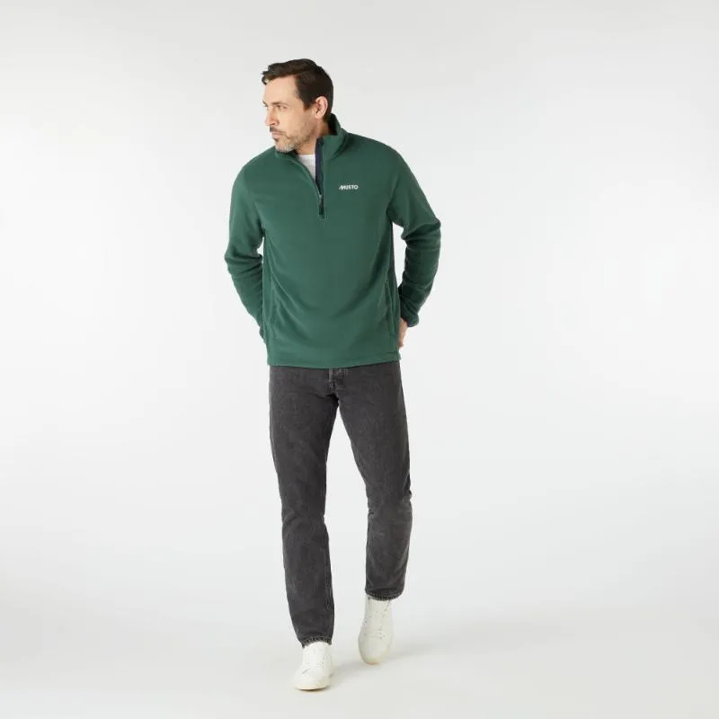 Musto Snug 2.0 Mens Polartec 1/4 Zip Fleece - Darkest Spruce Online Exclusive Deal