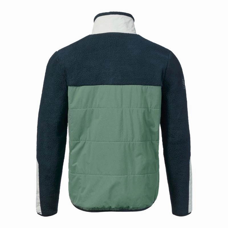 Musto 64 Pile Fleece Mens Jacket - Duck Green/Navy Dont Wait Save