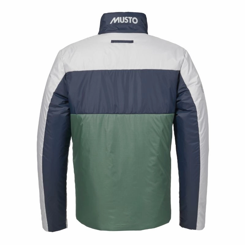 Musto 64 Primaloft Mens Jacket - Duck Green/Platinum Todays Hot Savings MustHave Steals
