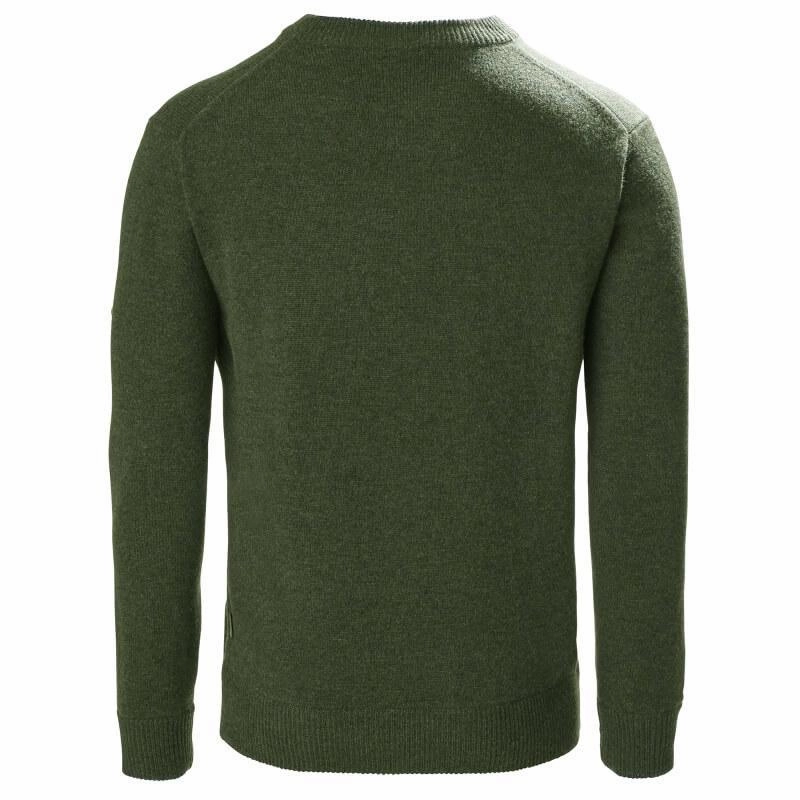 Musto Country V Neck Mens Lambswool Jumper - Rifle Green Save Today Event Grab Your Savings