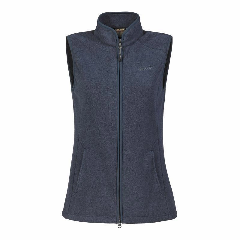 Todays Hot Savings Musto Fenland Polartec Ladies Fleece Gilet - Navy
