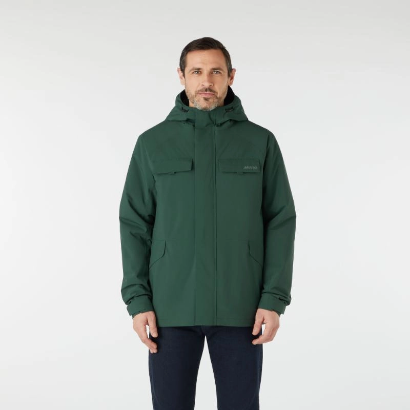 Musto Insulated Mens Primaloft Rain Jacket - Darkest Spruce Price Slash Today