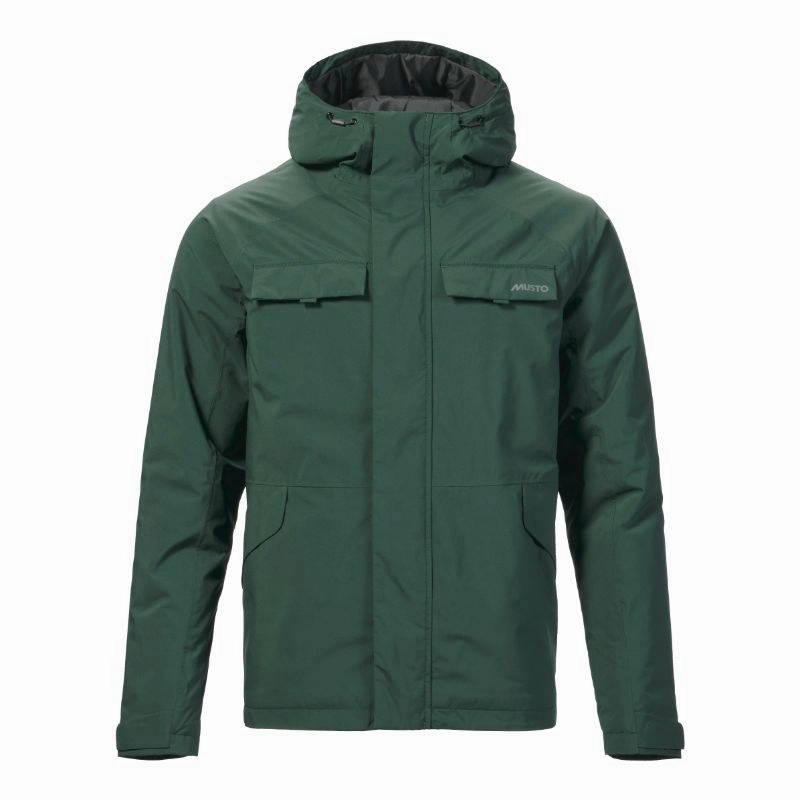 Musto Insulated Mens Primaloft Rain Jacket - Darkest Spruce Hot Sale Frenzy Mega Savings Now