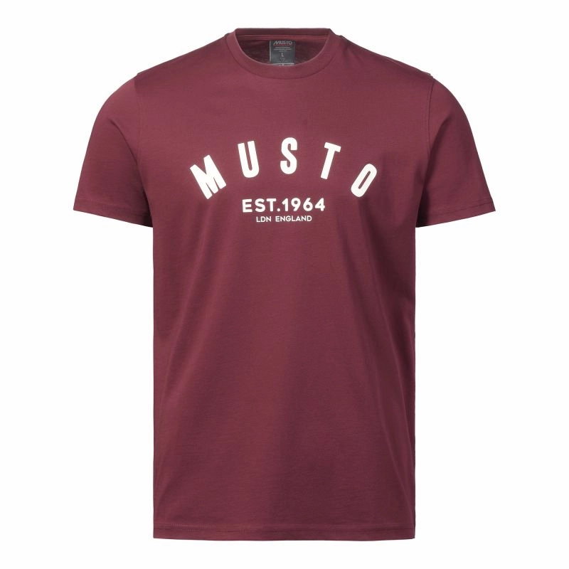 Musto Marina Ss Mens T-Shirt - Windsor Wine Trending Hot Deal