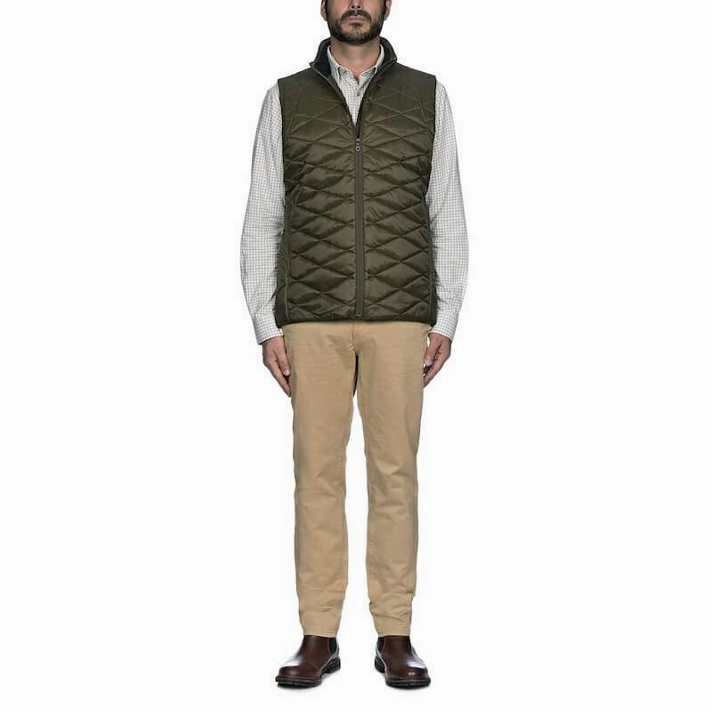 Shop Today Save Musto Mens Quilted Primaloft Gilet - Rifle Green