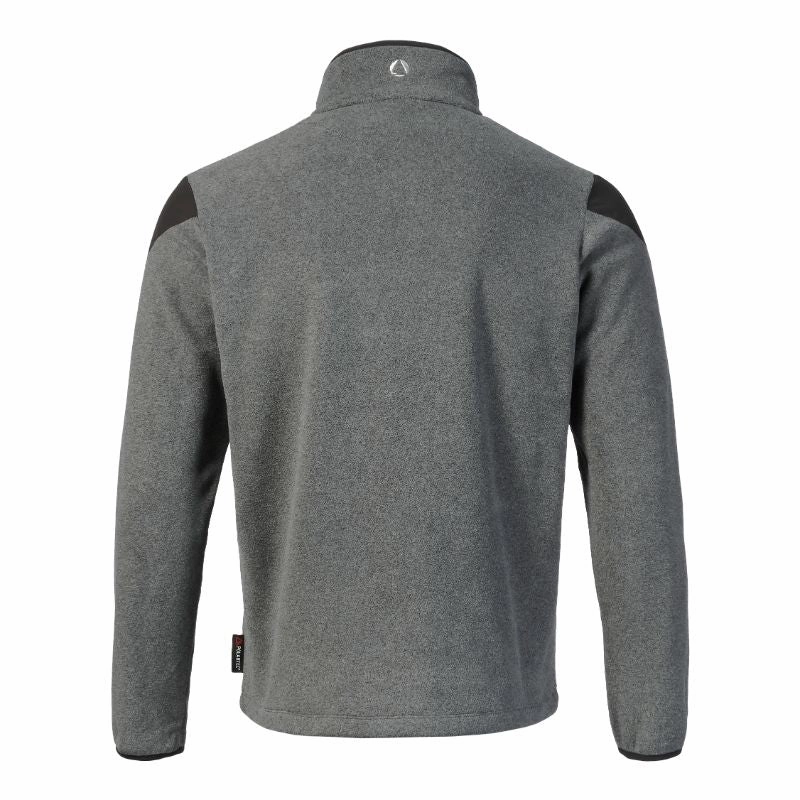 Save More Now Clearance Event Alert Musto Snap Pt Pullover Mens Fleece Jumper - Dark Grey Marl