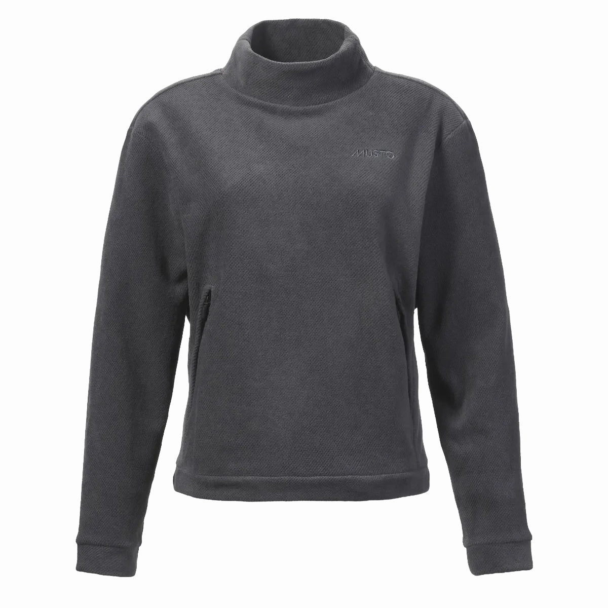 Musto Womens Classic Fleece Pullover Carbon Dont Miss Hot Deals Clearance Sale Now