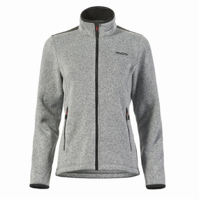 Musto Womens Knitted Fleece Grey Melange Mega Savings Now