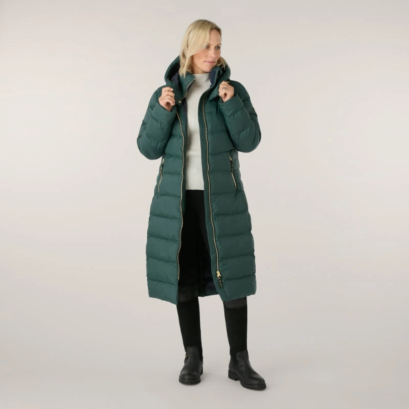 Todays Hot Pick Best Deal Today Musto X Fairfax & Favor Odyssey Pertex Primaloft Ladies Coat - Darkest Spruce
