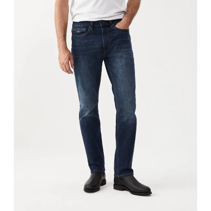 R.M.Williams Mens Ramco Denim Jeans - Med Wash Grab Your Deal Today