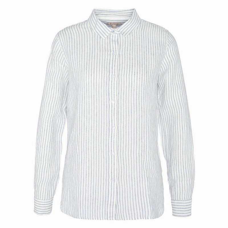 Daily Clearance Deal Barbour Marine Ladies Shirt - Chambray Stripe