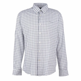 Hot Savings Alert Barbour Preston Regular Fit Shirt Olive