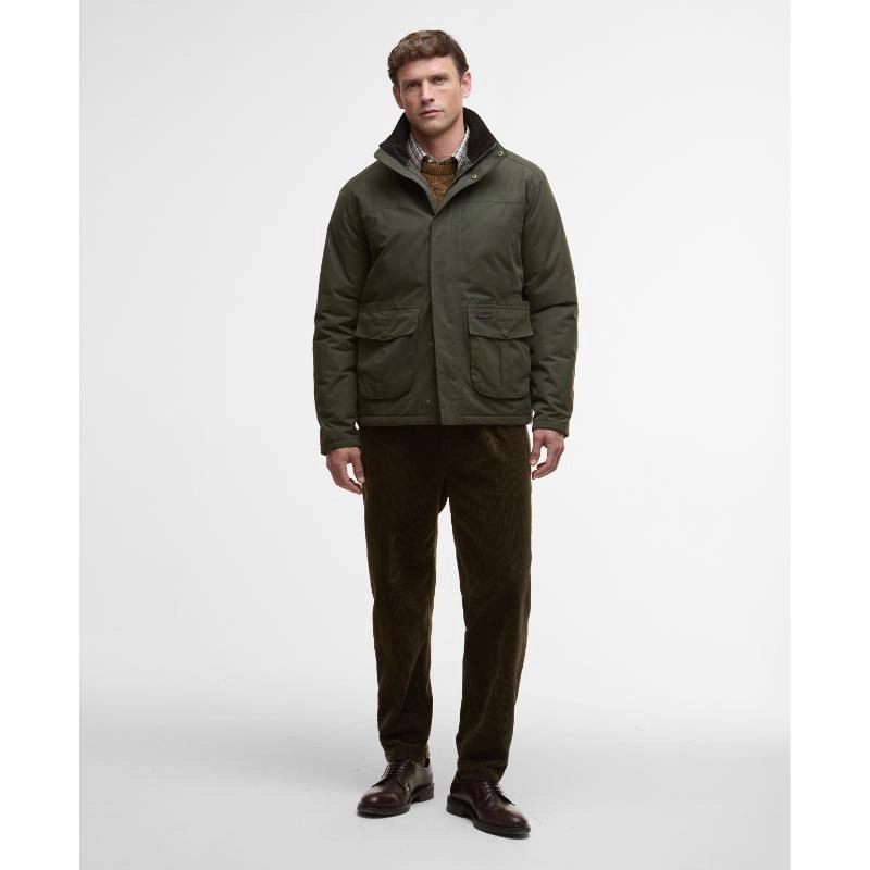 Barbour Sander Mens Waterproof Jacket - Olive Limited Offer Alert