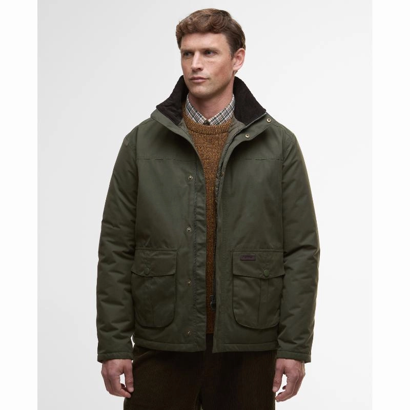 Shop Todays Picks Hot Sale Alert Barbour Sander Mens Waterproof Jacket - Olive