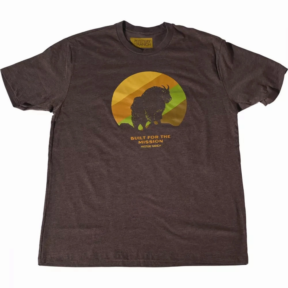 Dont Wait Save Online Exclusive Offer Mystery Ranch Men'S Goat Gradient T-Shirt - Brown Heather