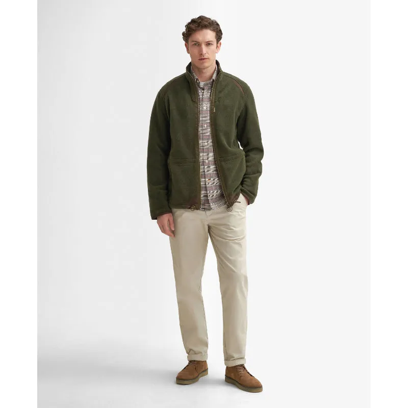 Special Price Offer Big Hot Sale Barbour Langdale Mens Fleece Jacket - Forest