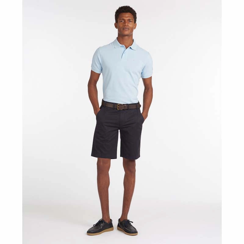 Barbour Original Sports Tailored Fit Mens Polo Shirt - Sky Special Deal Frenzy